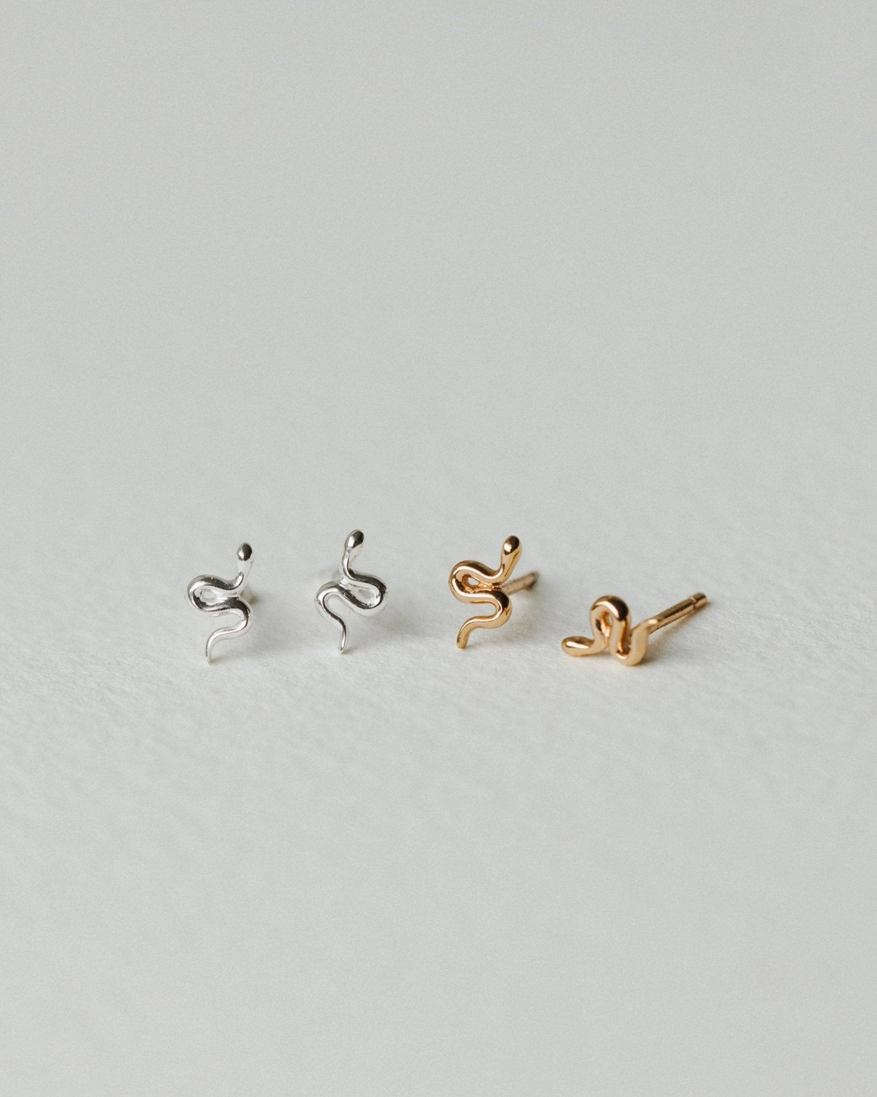 Snake Studs Soft color Radiant Texture