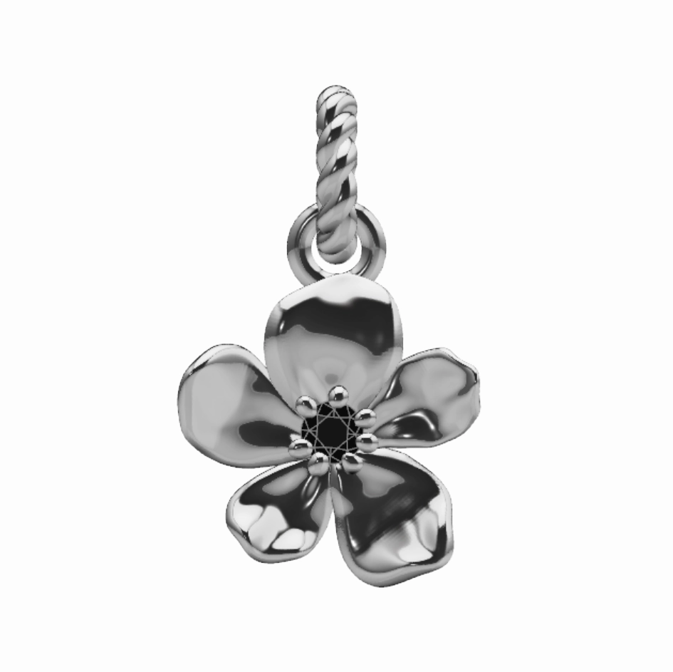 Midnight Blossom Charm Elegant Glow Evening Feature