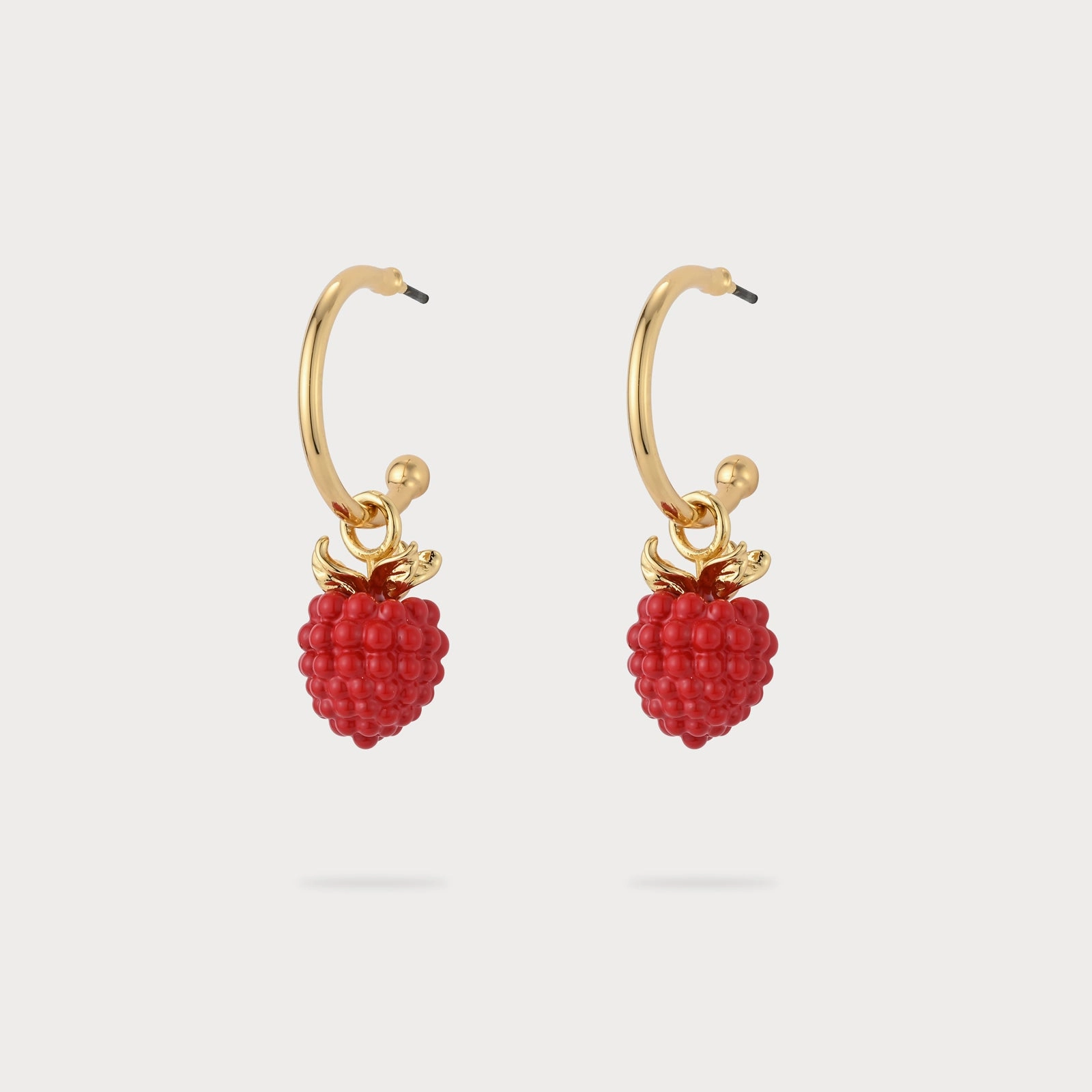 Graceful Style Raspberry Earrings