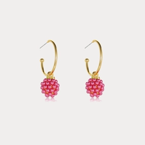 Party Adornment Raspberry Earrings