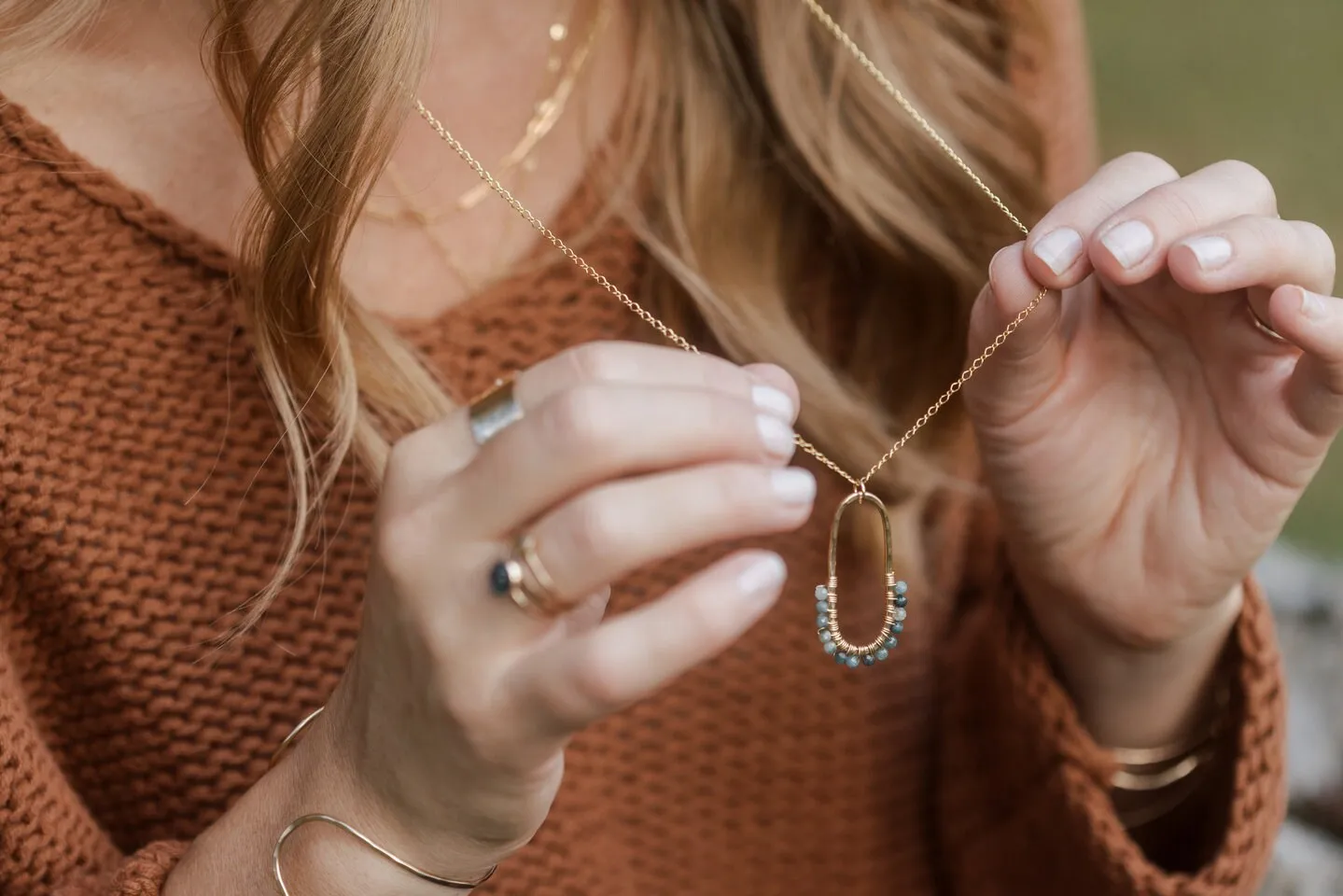 Elodie Gemstone Necklace All Ages Adornment