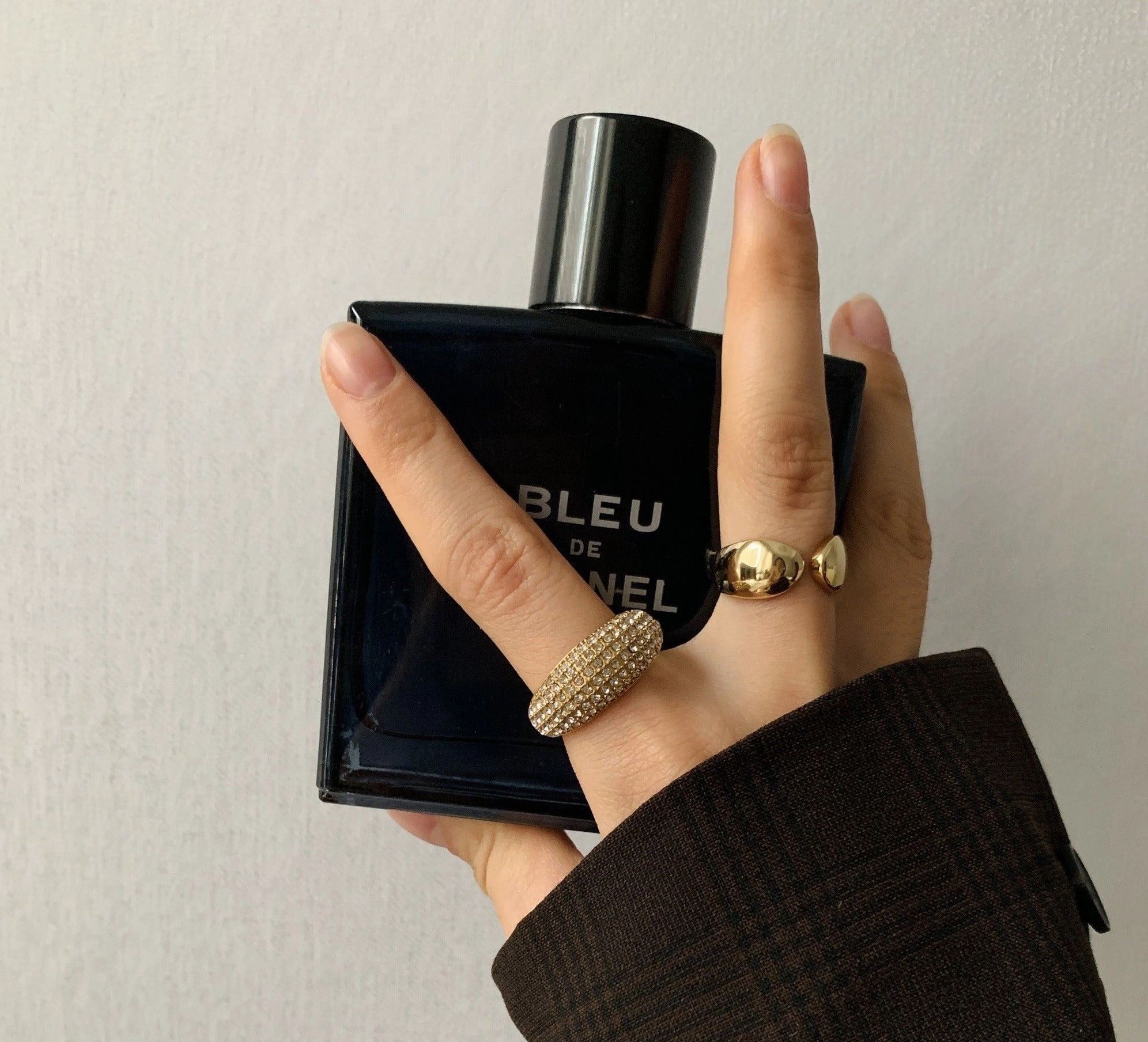 Weekend Glam Unique Look Vasiliki Paved CZ Dome Ring 18K Gold