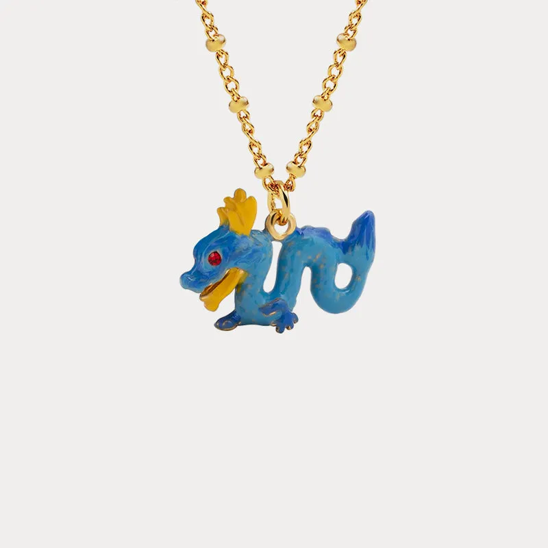 Chinese Zodiac Necklace Gleaming Shine Soft Statement