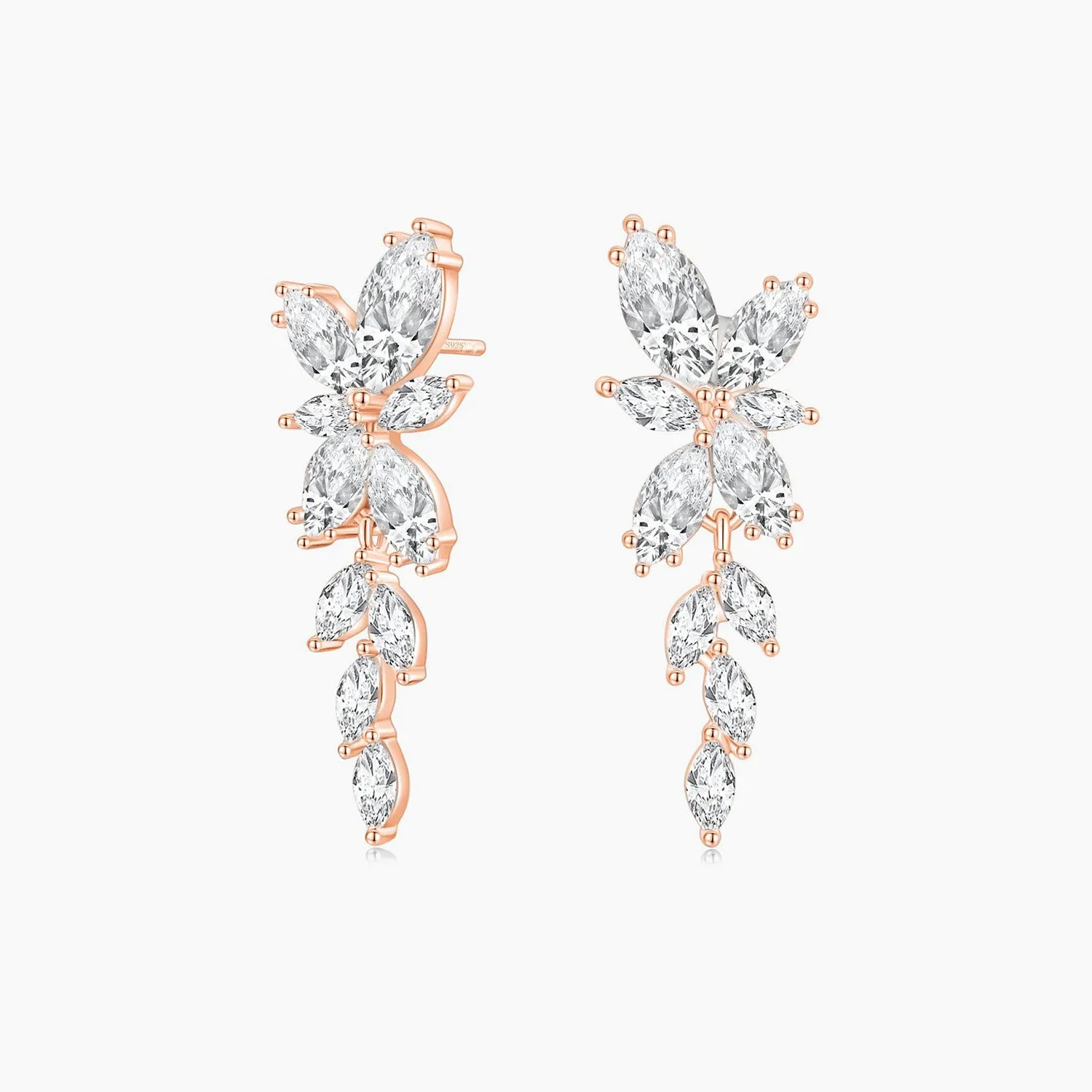 Statement Drop Earrings Fashion Shine Warm Accent