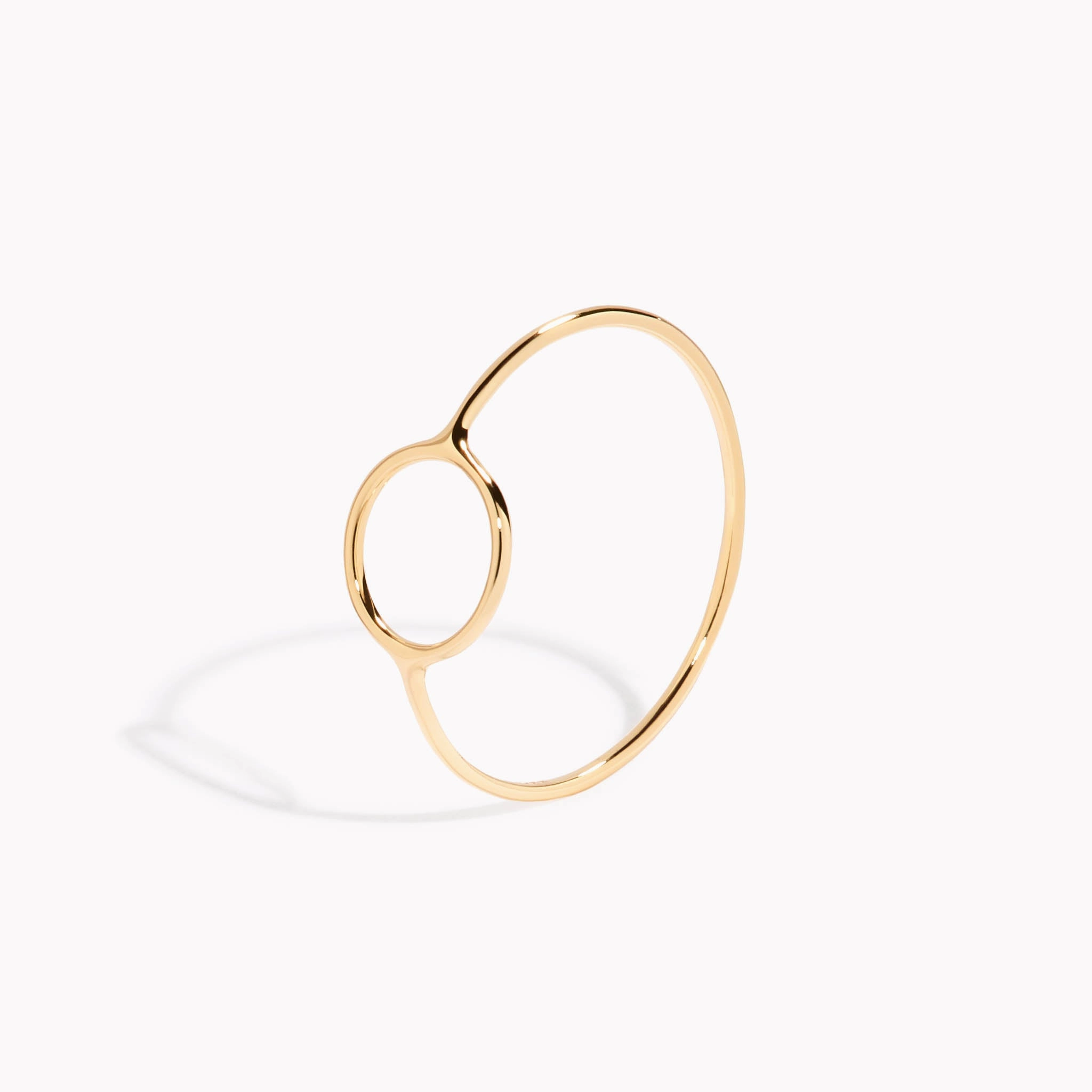 Chic Appeal 14k Gold Circle Ring