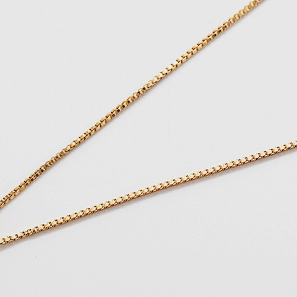 Dainty Box Chain Necklace City Style
