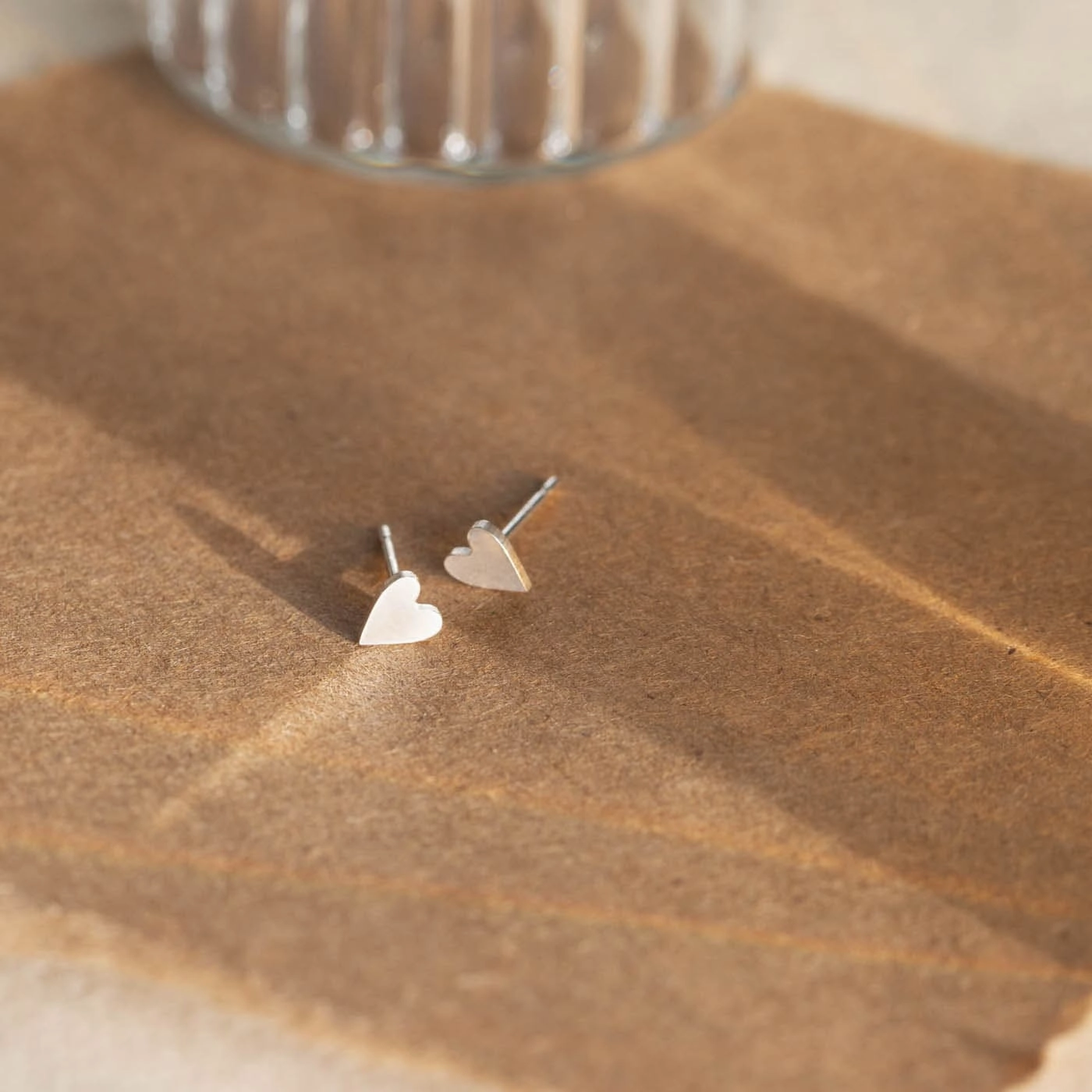 Seasonal Accent Heart Studs