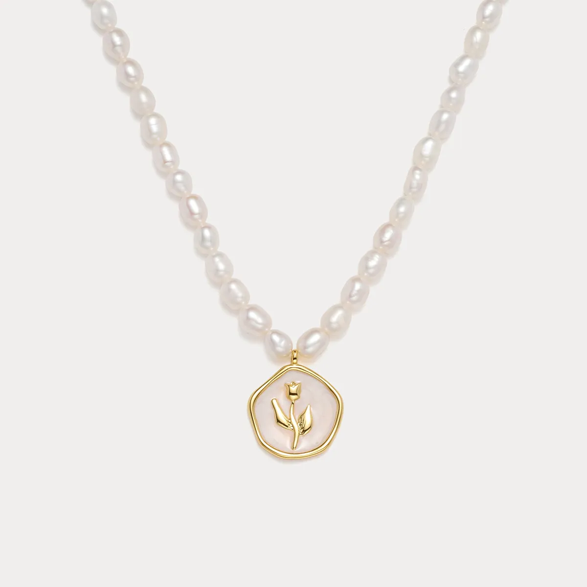 True Touch Rose Pendant Necklace