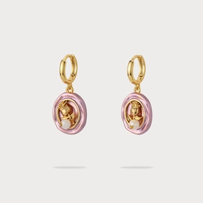 Rose Pearl Earrings Everyday Accent