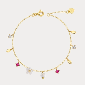 Sakura Charm Bracelet Nostalgic Nod