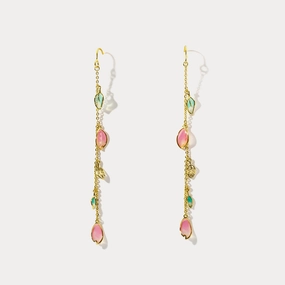 Sakura Flower Drop Earrings Wedding Piece
