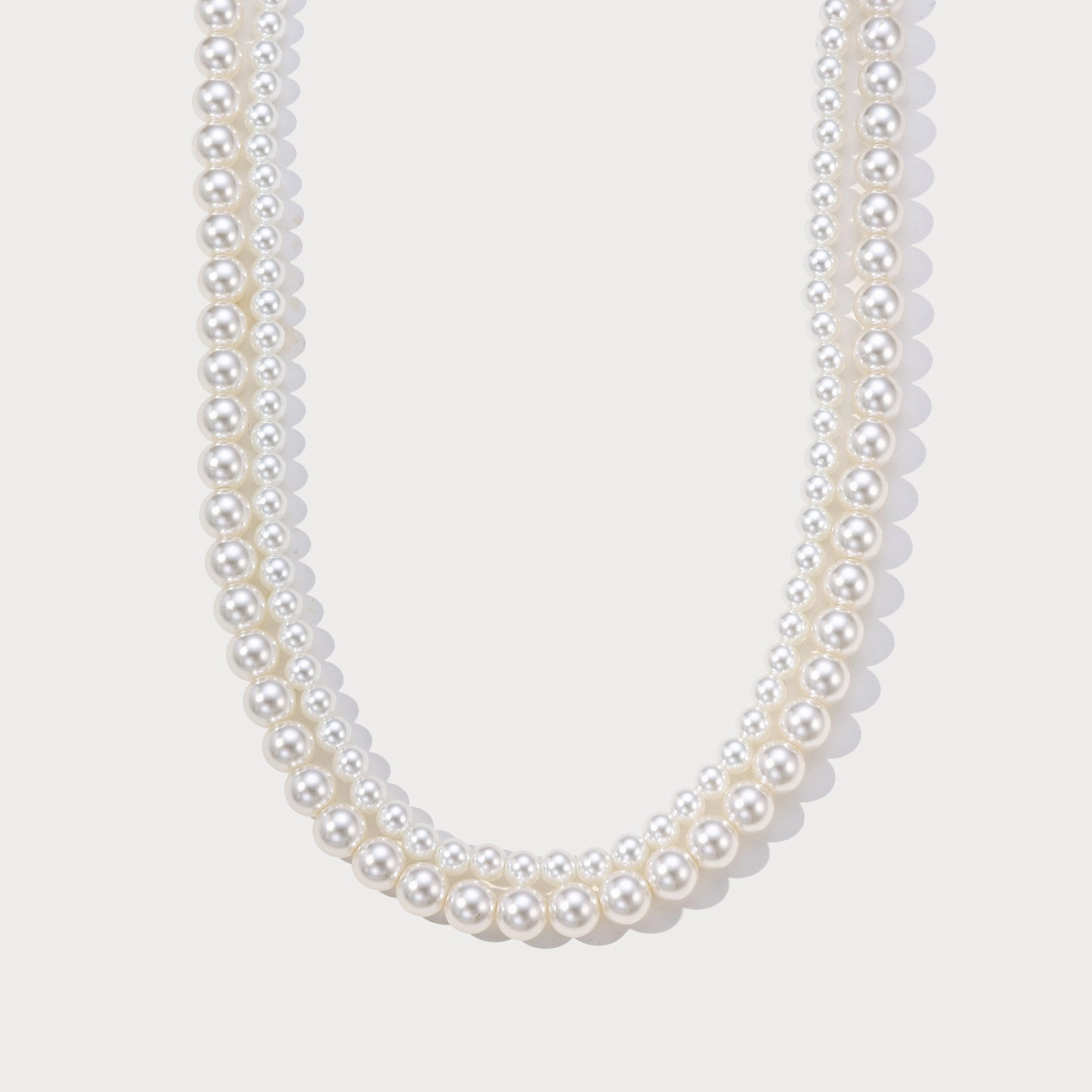 Chic Finish Layered Pearl Necklace