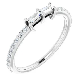 Understated Spark 14K White 1/3 CTW Diamond Ring