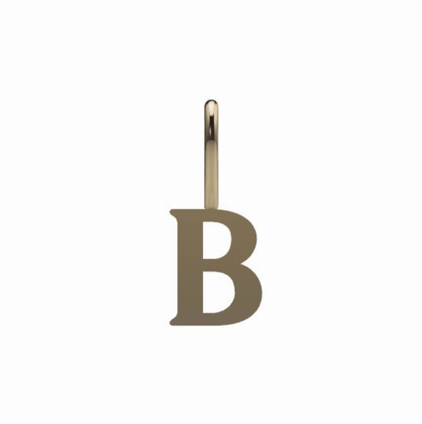 Dreamy Mood Exclusive piece Serif Initial Pendant