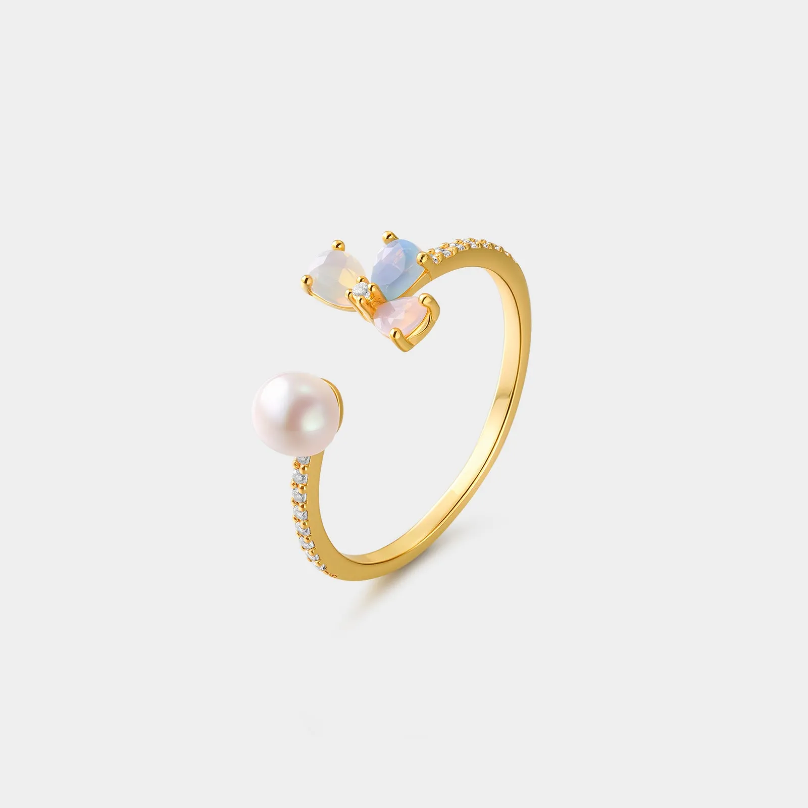 Shamrock Pearl Ring Polished Spark