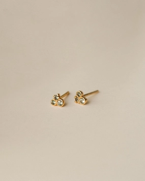Minimal Detail Trendy Touch Spring Haiku Studs