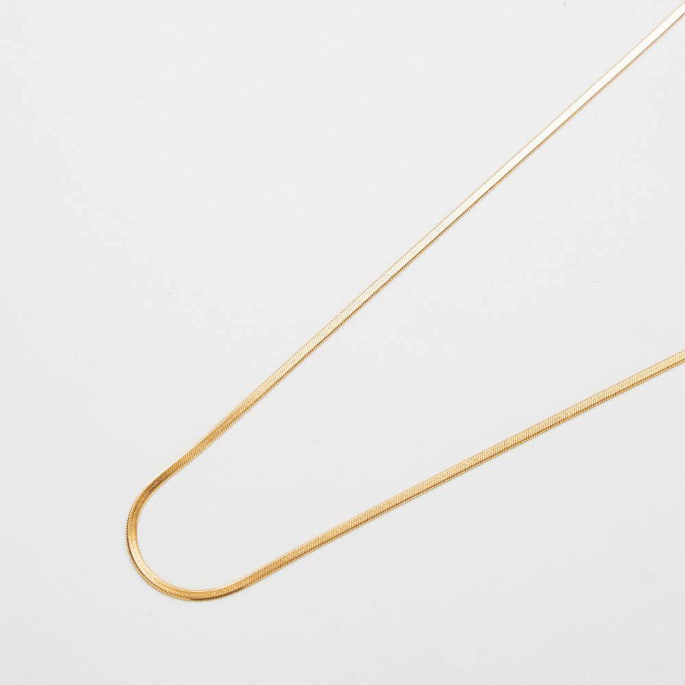 Luxury Casual Ultra Thin Herringbone Necklace