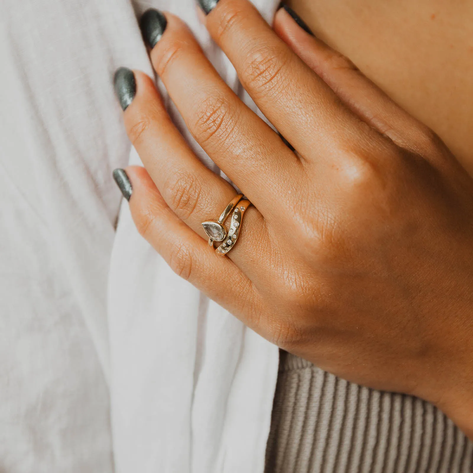 Lucy Band Distinctive Detail Custom Jewelry Design