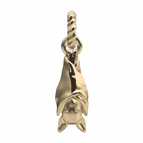 Refined Finish Luxury Layer Sleepy Bat Charm