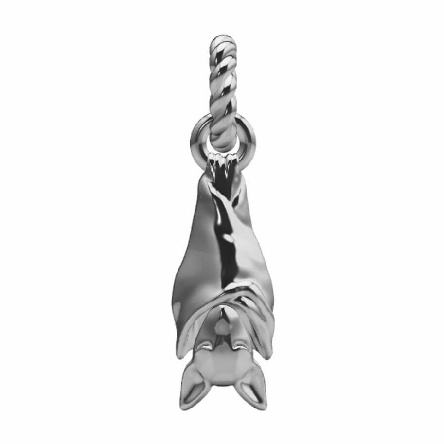 Modern Element Sleepy Bat Charm