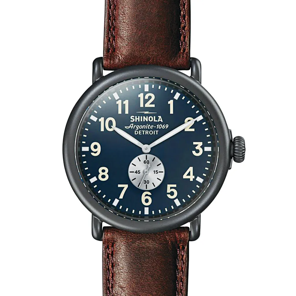 Shinola 47MM Runwell Watch Dainty Accent