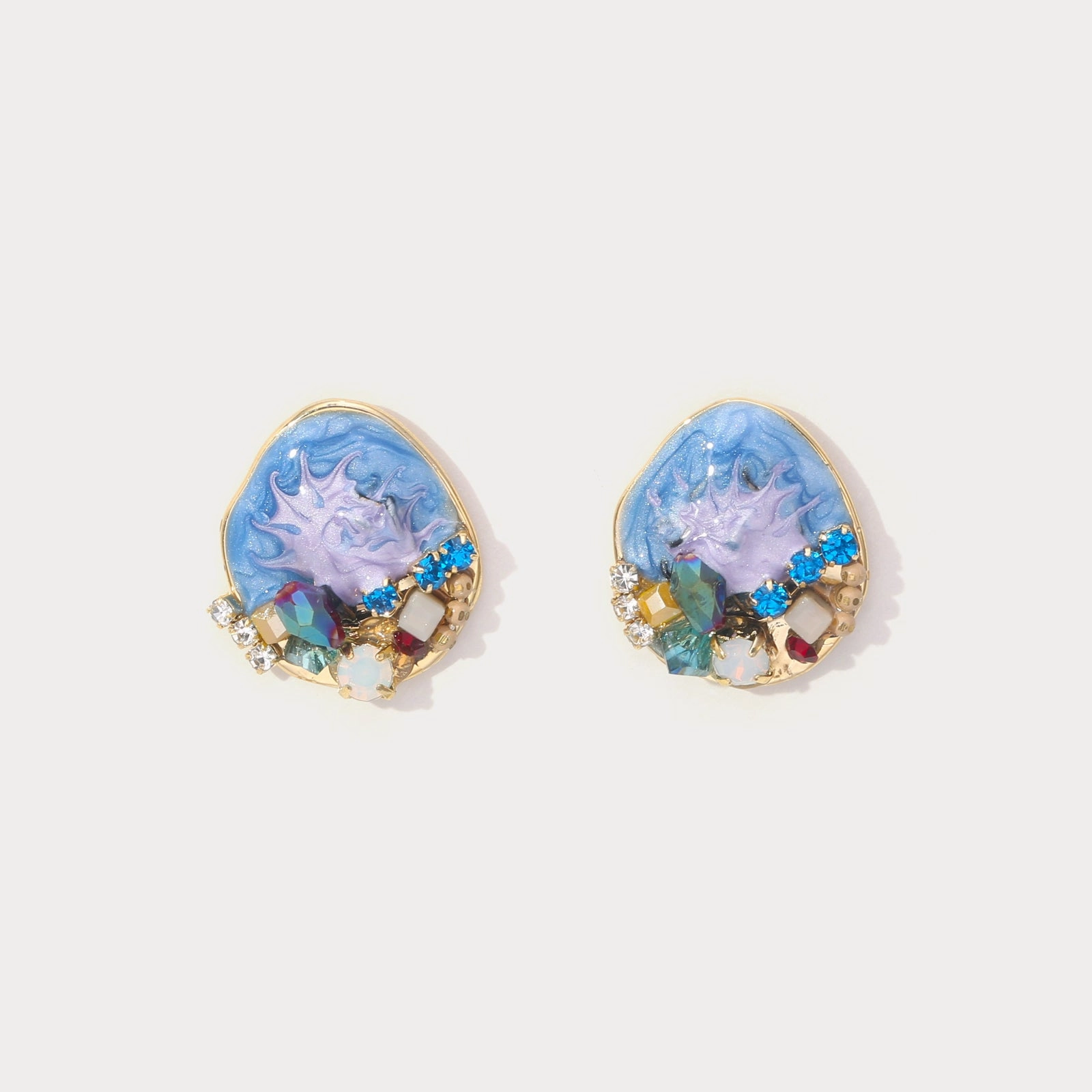 Ocean Gemstone Earrings Brilliant Choice Delicate Essential
