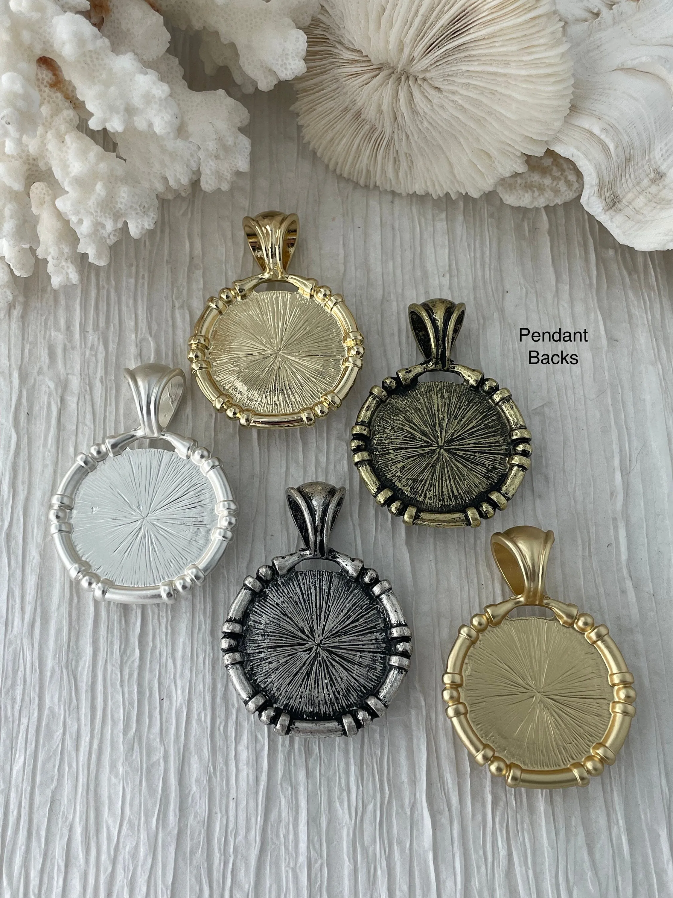 Contemporary Gift Great Present Black Agate Stone Pendant with Bezel, Natural Stone Cabochon, in a variety of patterns,5 bezel colors, Natural Stone Pendant, Fast Ship.