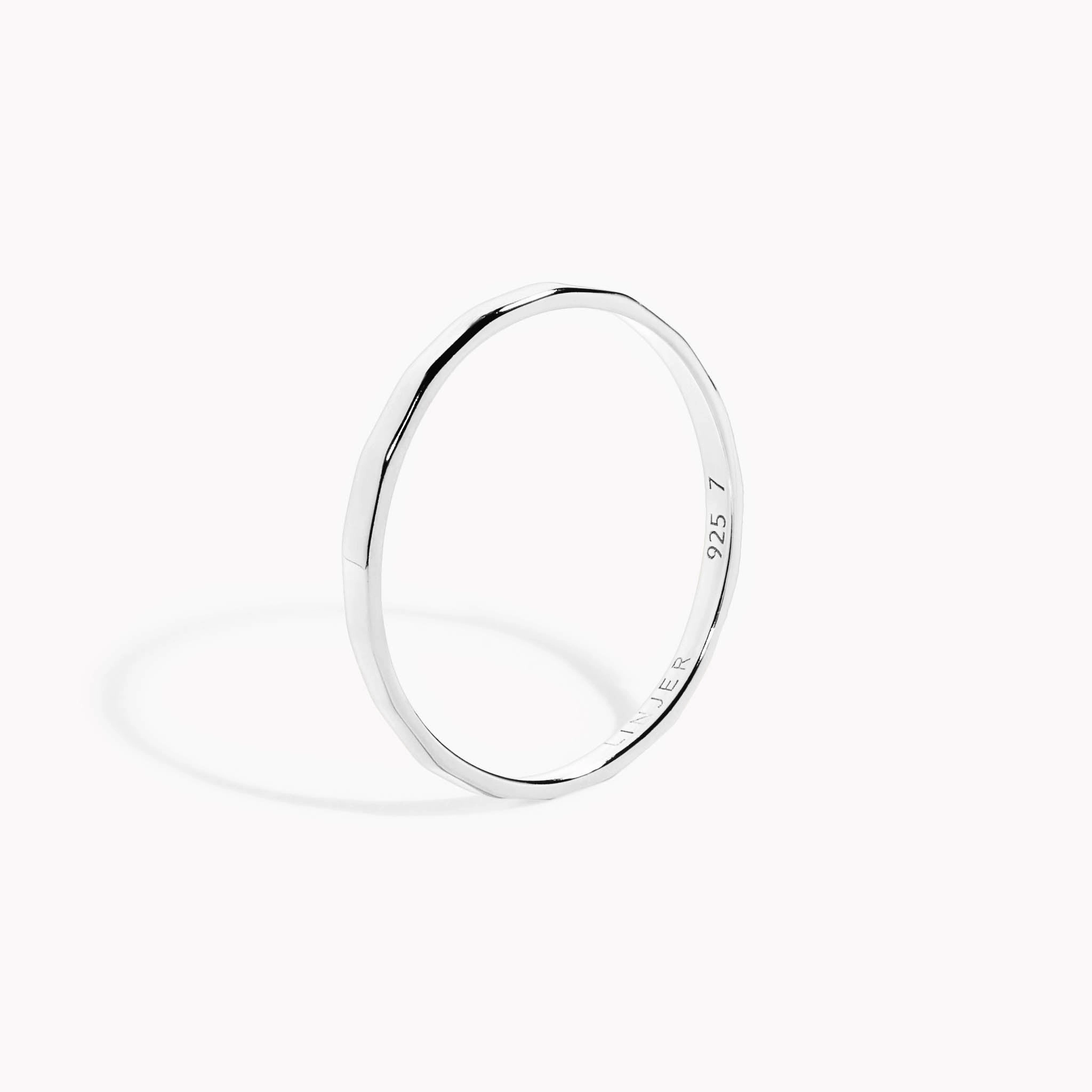 Silver Stacking Ring - Lita Shine And Style Shine On