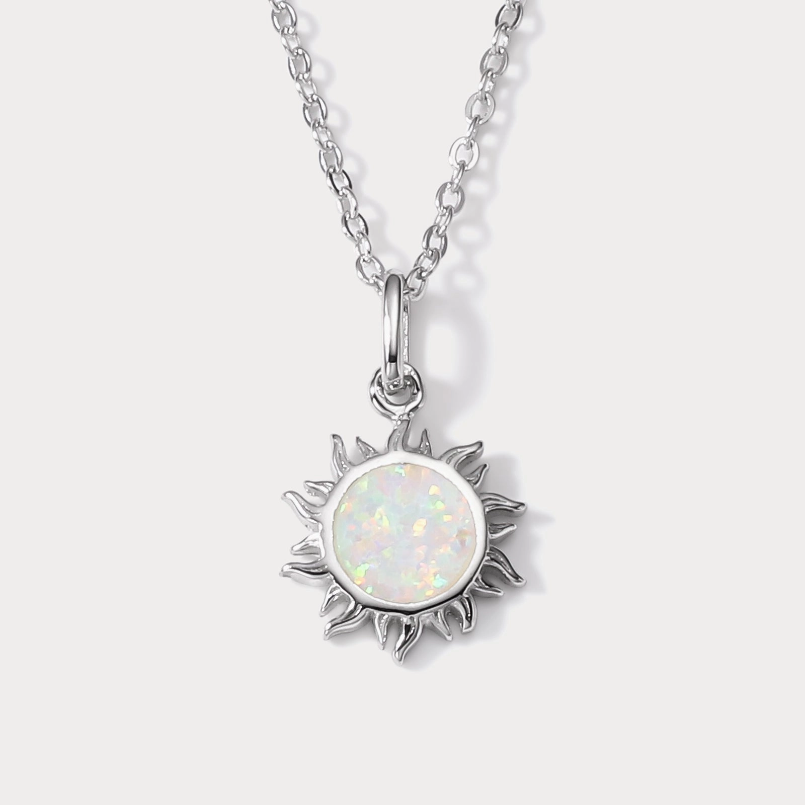 Silver Sun Necklace classic accessory