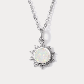 Silver Sun Necklace classic accessory