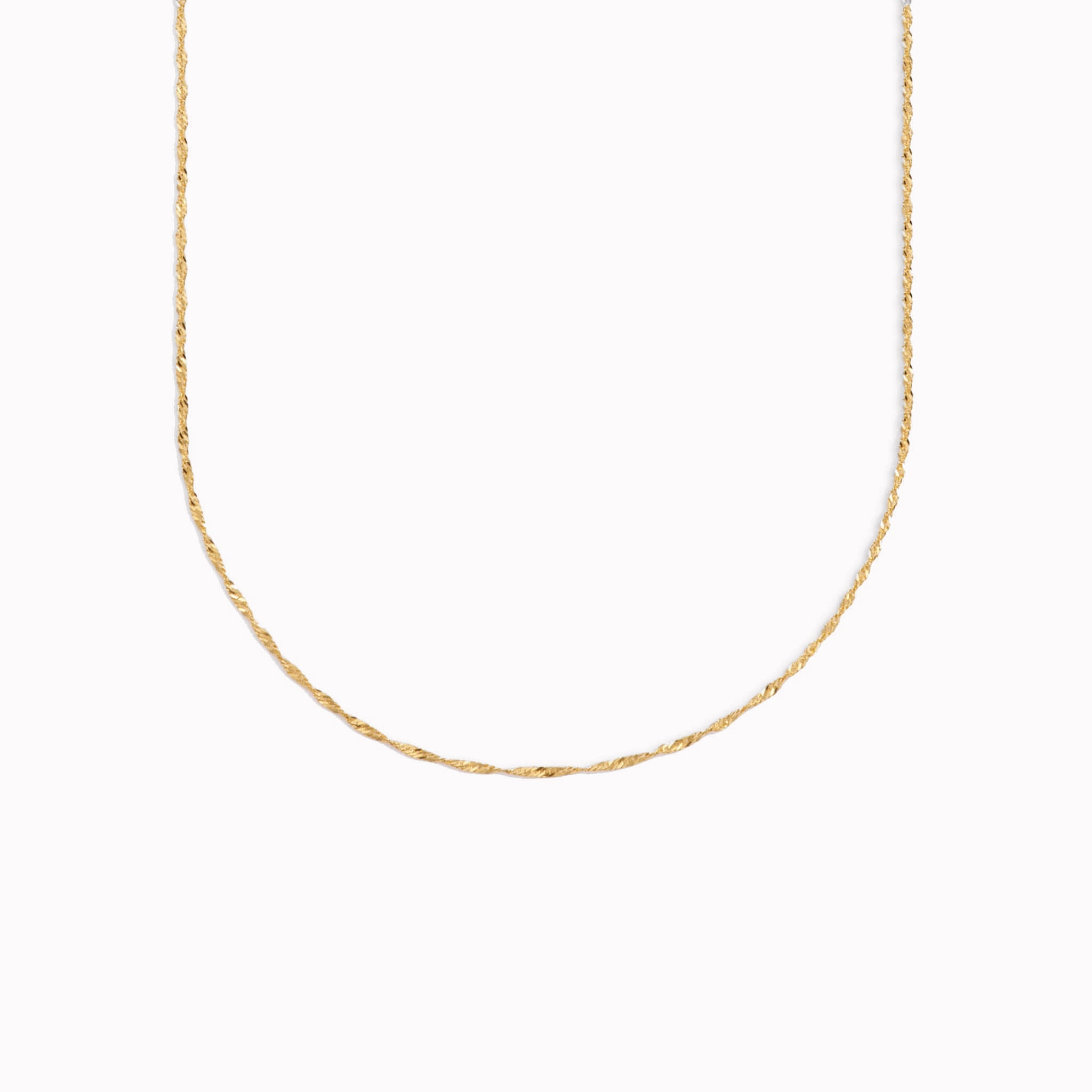 Minimal Piece Premium Finish Singapore Chain - Leknes