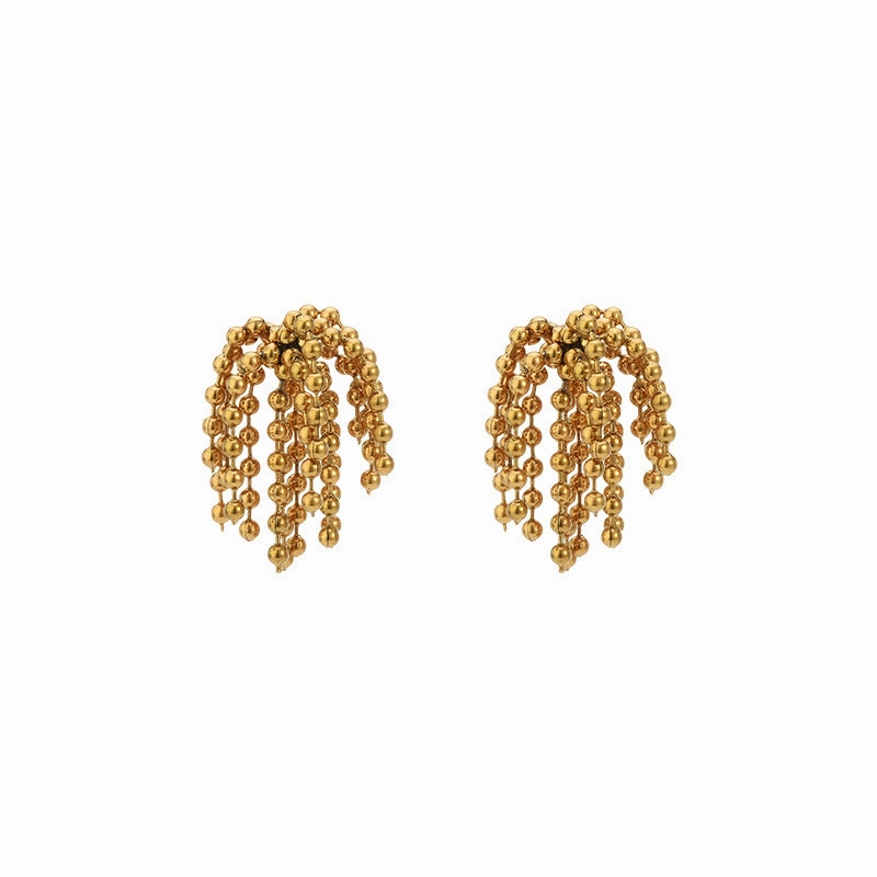 Fresh Look Riverside Gold Tassel Earrings Fringe Earrings 18K Gold