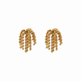 Fresh Look Riverside Gold Tassel Earrings Fringe Earrings 18K Gold