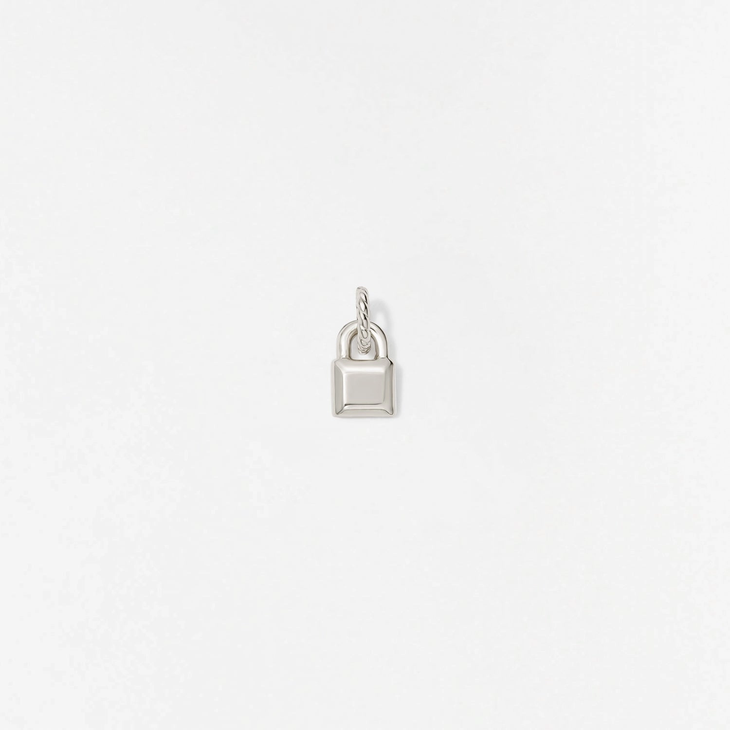 Initial Padlock Charm Infinite Style Luxury Impression