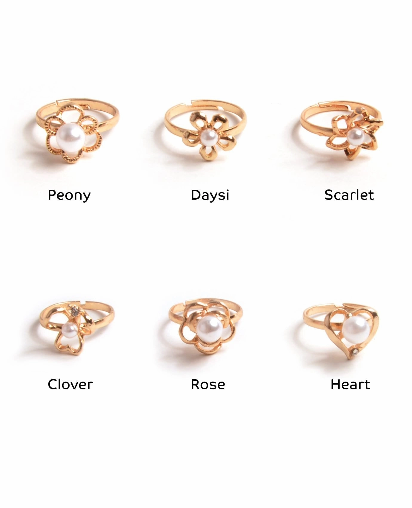 Smell The Flowers Kids Ring Polished Accent