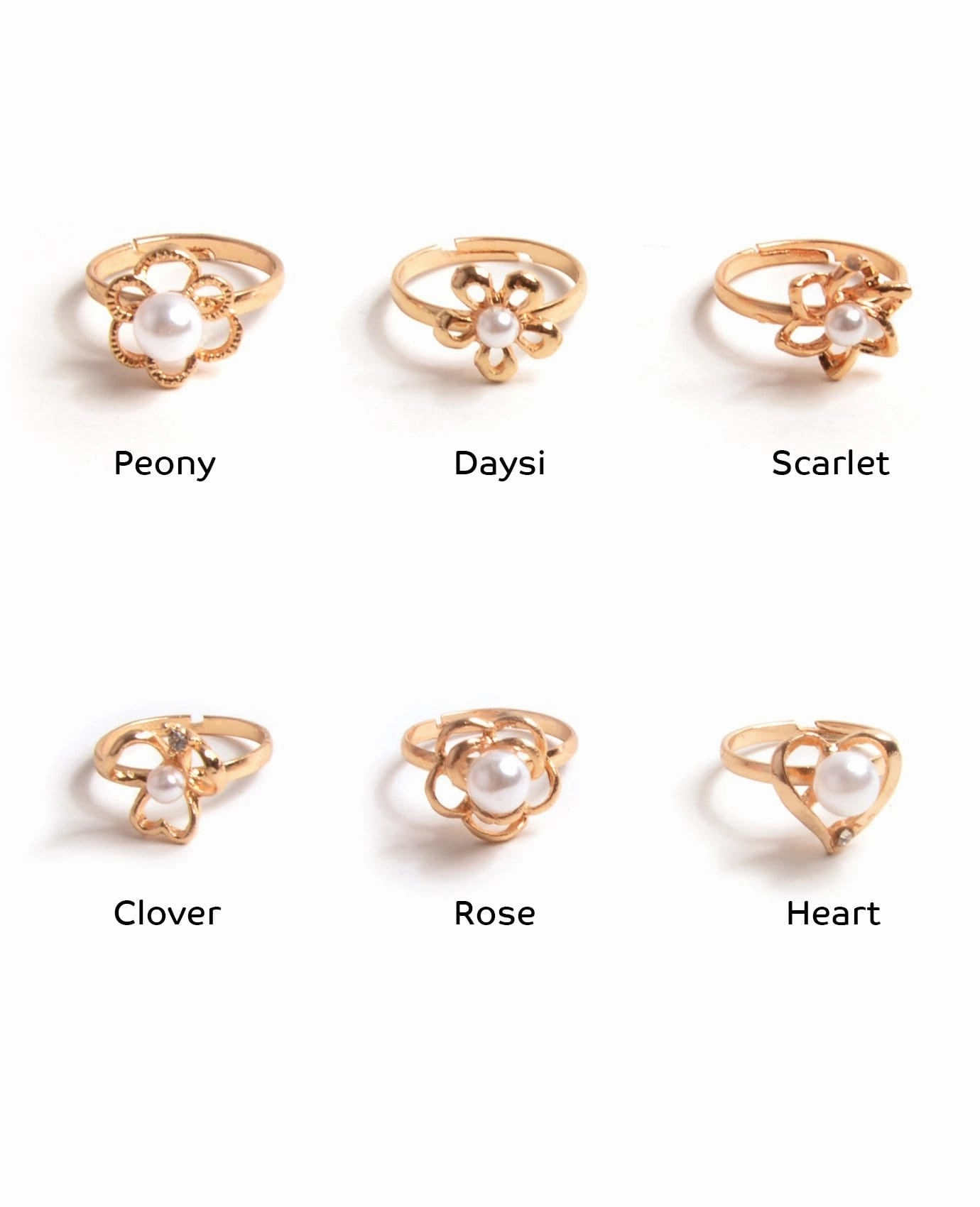 Smell The Flowers Kids Ring Muted Elegance