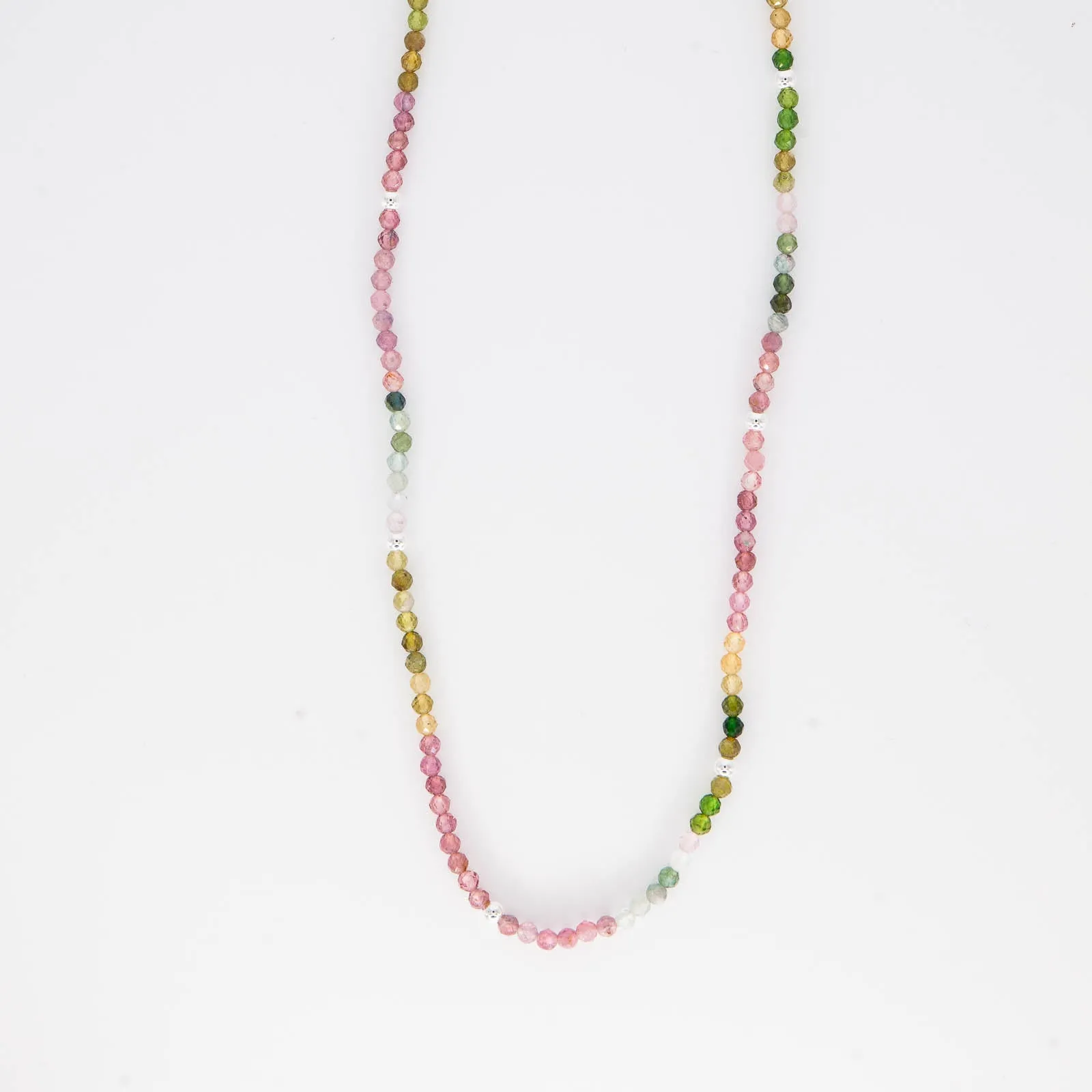 Premium Style Value Ornament Tourmaline Beaded Necklace