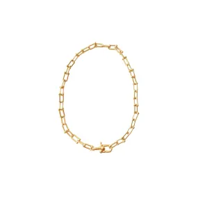 Retro accessory Vintage Gift Interlocking Links Necklace