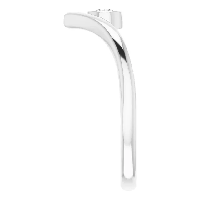 14K White 3 mm Round Forever One Moissanite Ring Brand Name Smart Accessory