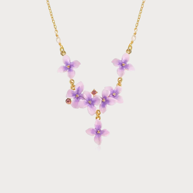 Early Lilac Necklace Ornamental Adornment Refined Detail
