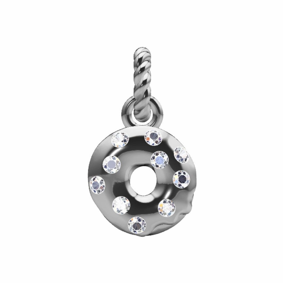 Luxury Form Fine finishing Sprinkled Donut Charm