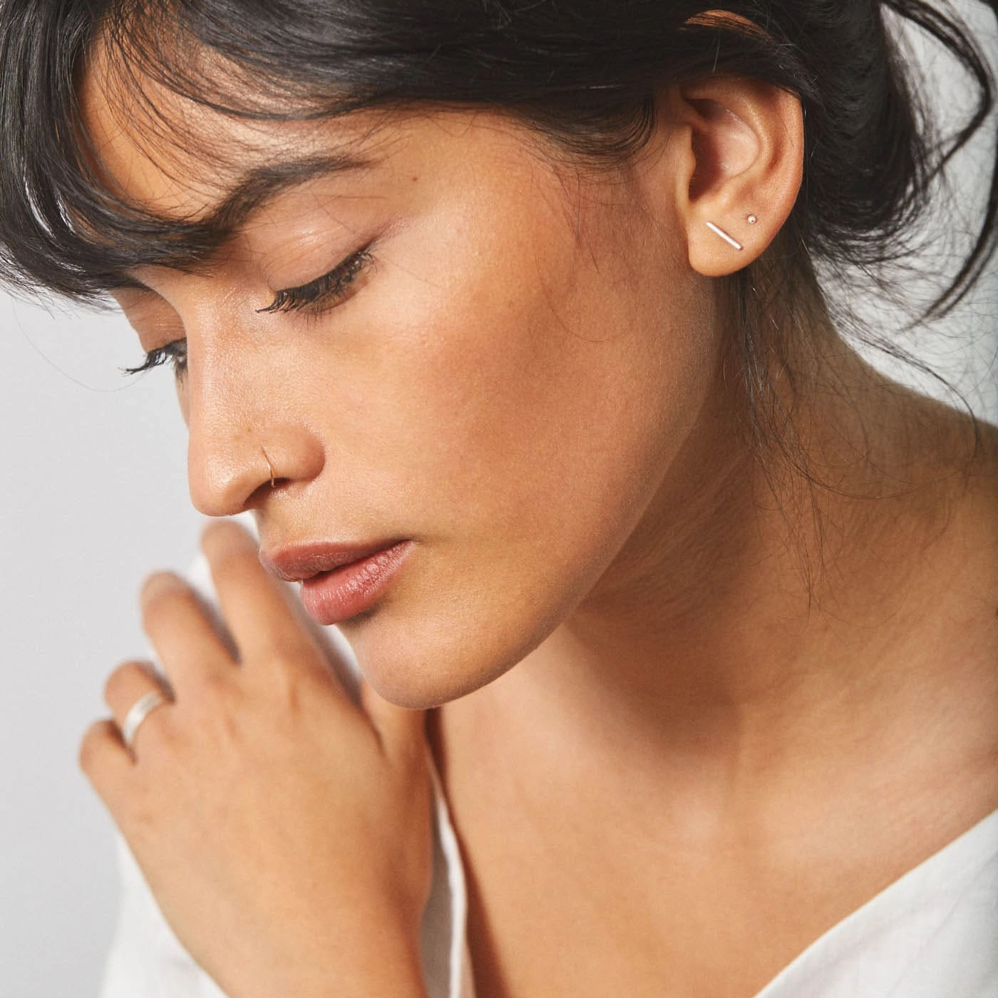 Graceful Twist Sophisticated Craft Staple Studs