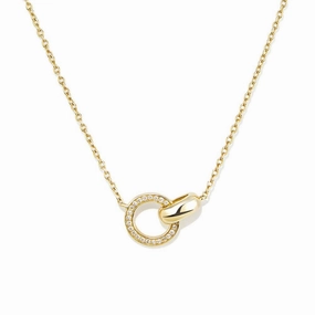 Trend Focus Pav?? Lab Grown Diamond Interlocking Love Necklace