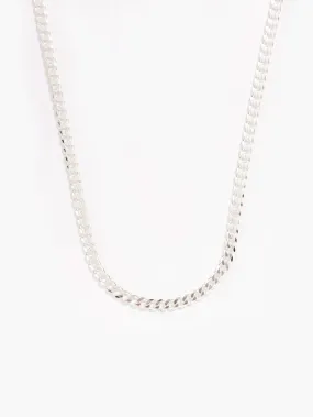 Sterling Silver Curb Chain Stylish Outfit