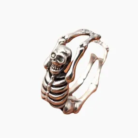 Essential Accessory Sterling Silver Fashion Skeleton Ring