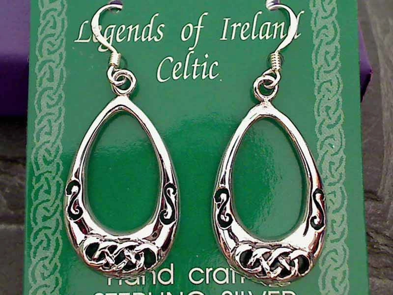 Seasonal Adornment Exquisite Product Celtic Design Earrings, Sterling Silver