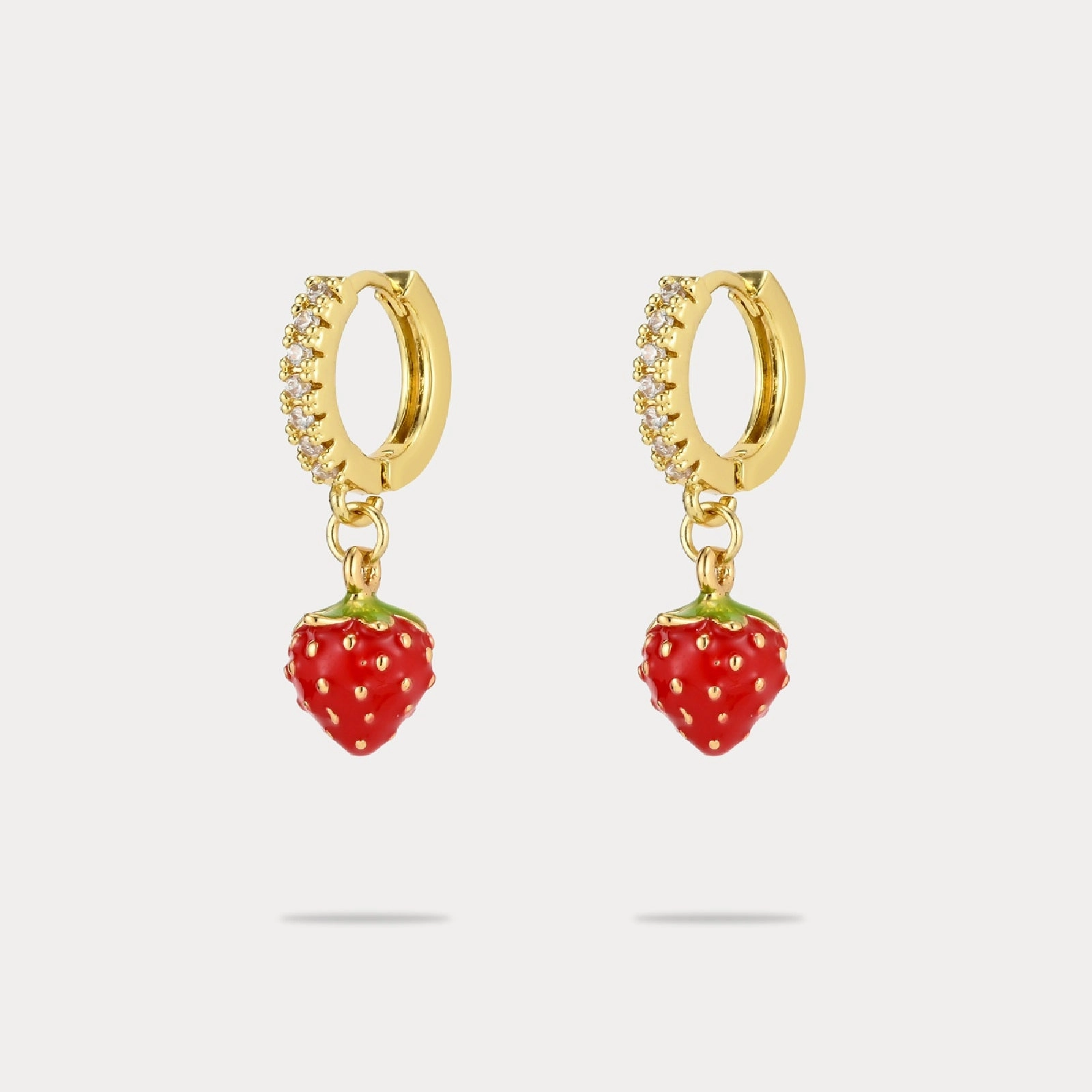 Strawberry Drop Earrings Radiant Choice