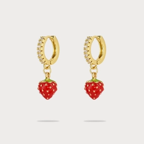 Strawberry Drop Earrings Radiant Choice