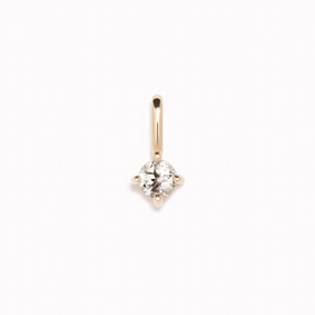 Diamond Charm 14k Gold Wedding guest
