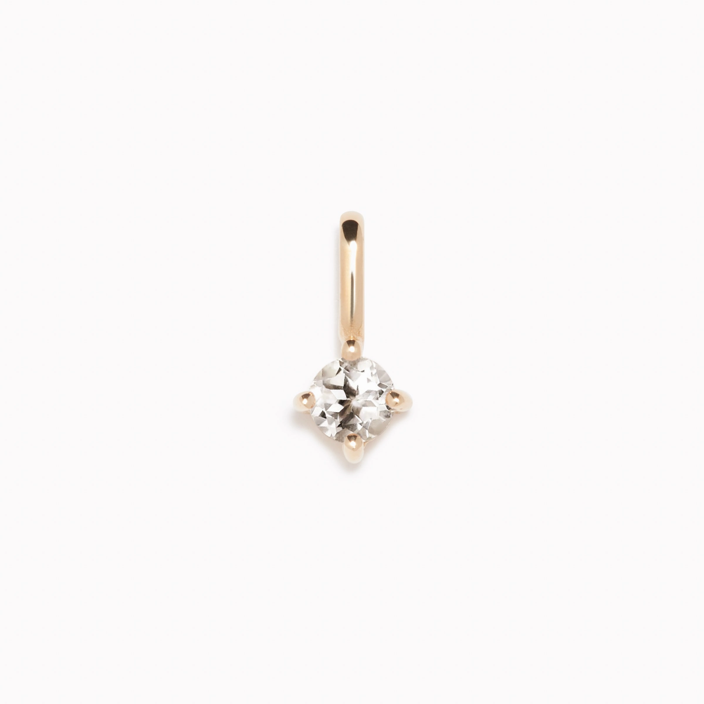 Diamond Charm 14k Gold Wedding guest